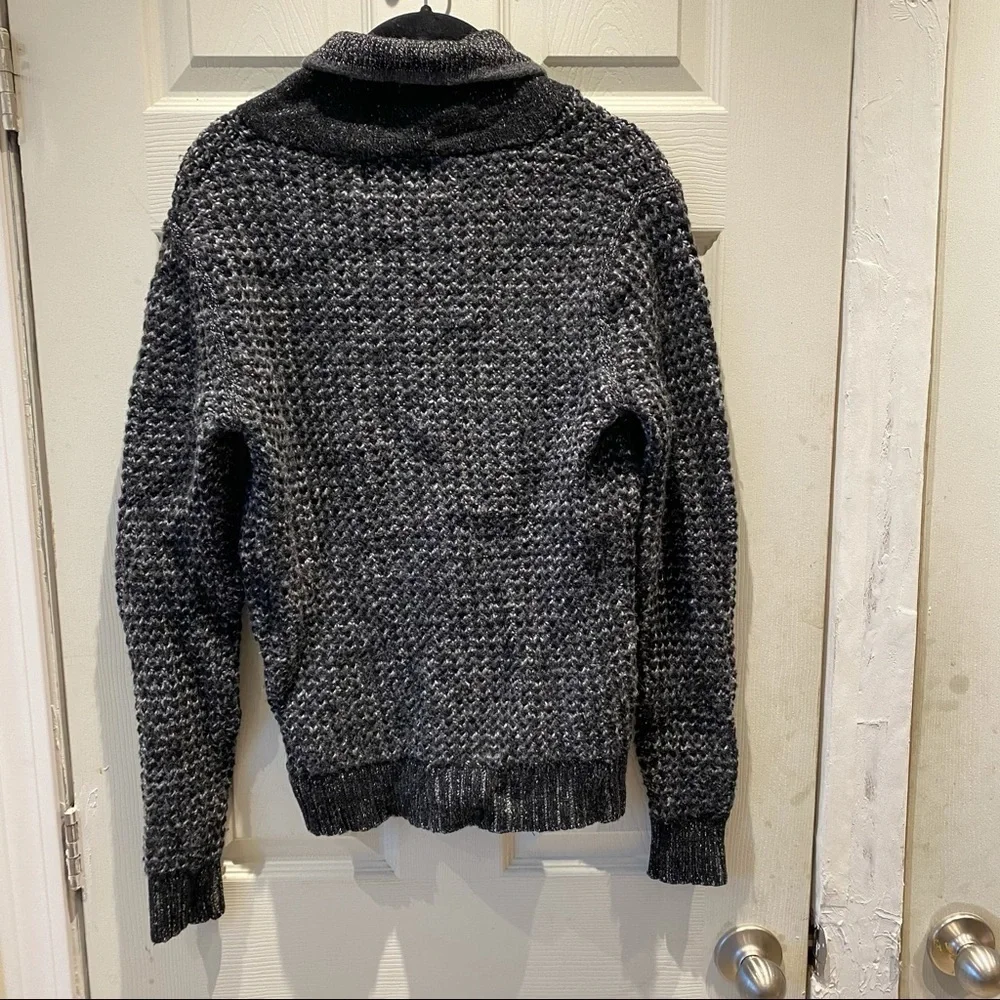 Rag & Bone Unisex Chunky Knit‎ Cardigan Gray size Small